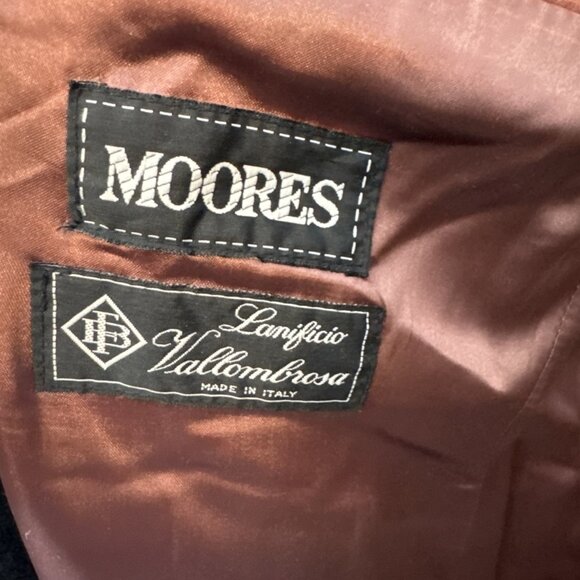 Wool & Cashmere Overcoat Men’s 40S Gray 3-Button Topcoat Italy Fabric - Picture 8 of 9